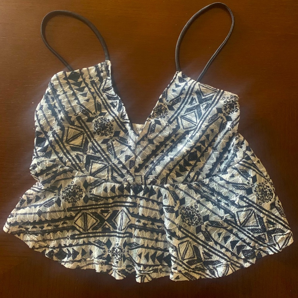 Peplum Crop Top